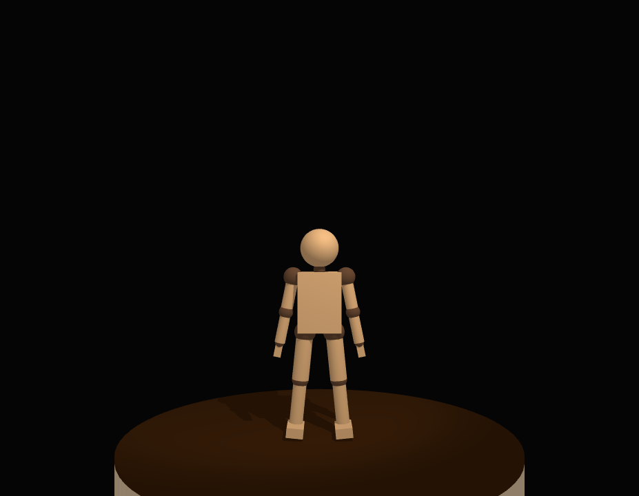 3D 전신 포즈 메이커로 캡처한 레퍼런스 이미지 — Before
